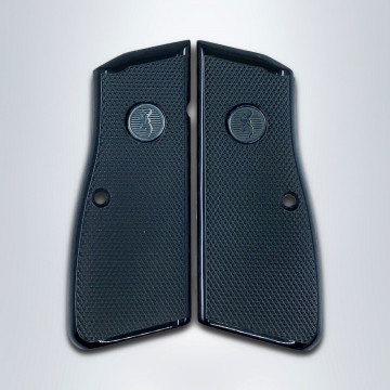 Browning MK3 (Acrylic Black) Silver Logo Handgun Grip