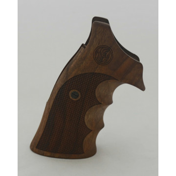Smith Wesson K/L - Frame Square Butt Wooden (Turkish Walnut) Lazer Logo Handgun Grip
