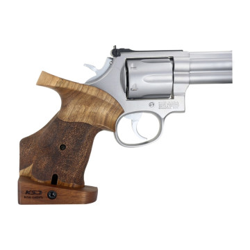 Smith Wesson K/L/X Frame - Square / Round Butt Wooden (Turkish Walnut) Handgun Grip