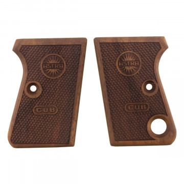 Astra Cub Wooden (Turkish Walnut) Lazer Logo Handgun Grip