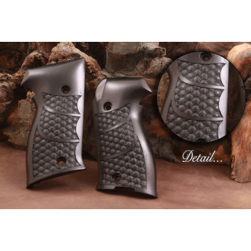 SIG P220 Bottom Magazine Black Walnut TAC Grips