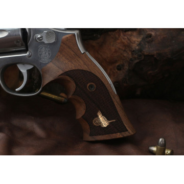 Smith Wesson N Frame Roundbutt TAC Grips Ottoman Logo